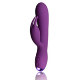 Rocks Off Flutter Rabbit Purple Usb Rechargeable Vibrator Default Title VIBRATORS-RABBIT